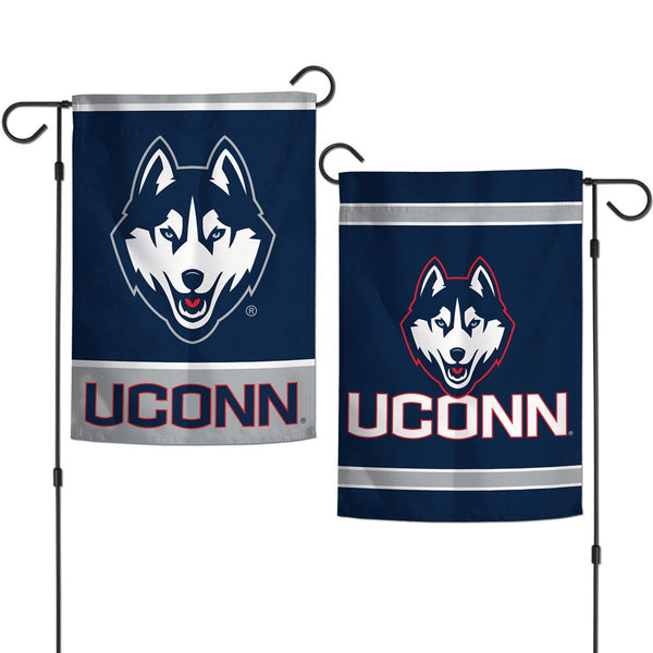 UConn Huskies Garden Flags 2 sided 12.5" x 18"
