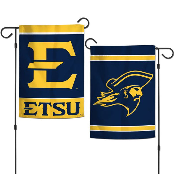 Wholesale-East Tennessee State Buccaneers Garden Flags 2 sided 12.5" x 18"