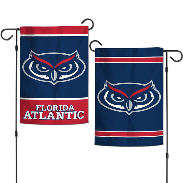 Florida Atlantic Owls Garden Flags 2 sided 12.5" x 18"