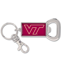 Wholesale-Virginia Tech Hokies Bottle Opener Key Ring Rectangle