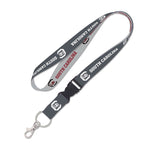 South Carolina Gamecocks Charcoal Lanyard w/detachable buckle 1"