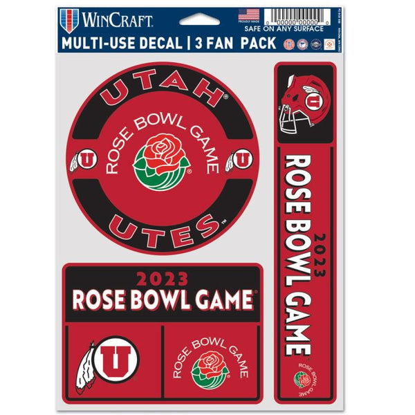 Wholesale-Rose Bowl Participant Utah Utes Rose Bowl Participant Utah Multi Use 3 Fan Pack