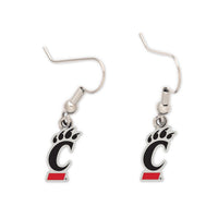 Cincinnati Bearcats Earrings Jewelry Card