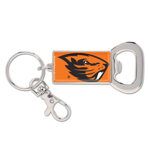 Wholesale-Oregon State Beavers Bottle Opener Key Ring Rectangle