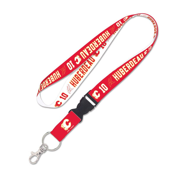 Calgary Flames Lanyard w/detachable buckle 1" Jonathan Huberdeau