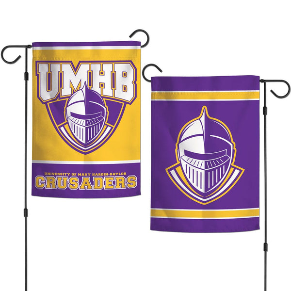 Mary Hardin-Baylor Crusaders Garden Flags 2 sided 12.5" x 18"