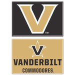 Wholesale-Vanderbilt Commodores Rectangle Magnet, 2pack 2" x 3"