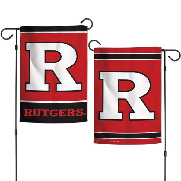 Wholesale-Rutgers Scarlet Knights Garden Flags 2 sided 12.5" x 18"