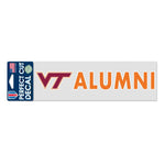 Wholesale-Virginia Tech Hokies ALUMNI Perfect Cut Decals 3" x 10"