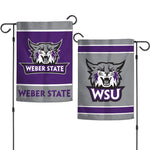 Weber State Wildcats Garden Flags 2 sided 12.5" x 18"