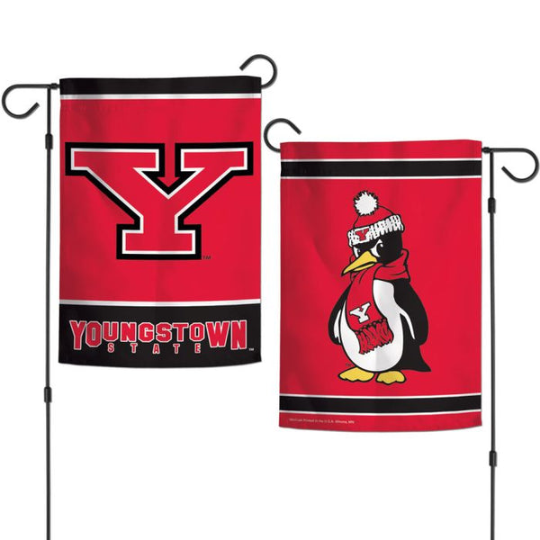 Wholesale-Youngstown State Penguins Garden Flags 2 sided 12.5" x 18"