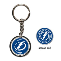 Tampa Bay Lightning Spinner Key Ring