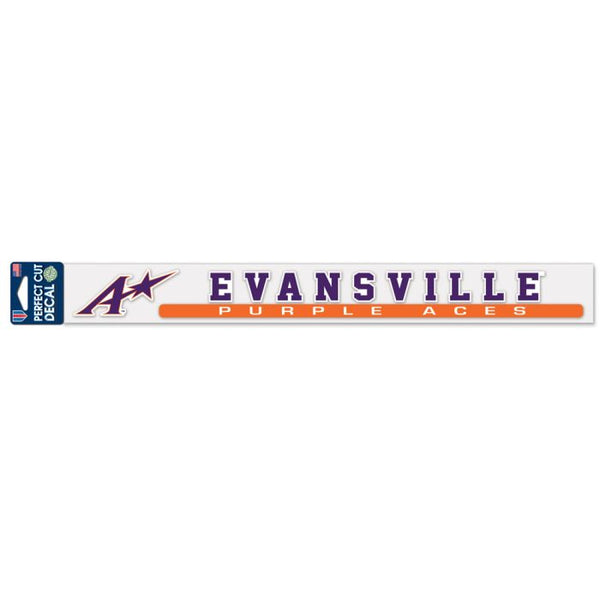 Wholesale-Evansville Purple Aces Perfect Cut Decals 2" x 17"