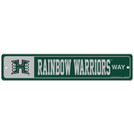 Wholesale-Hawaii Warriors Street / Zone Sign 3.75" x 19"