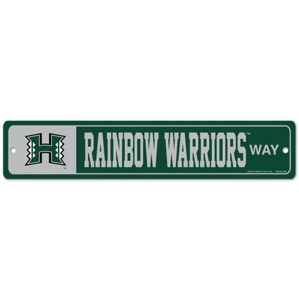 Wholesale-Hawaii Warriors Street / Zone Sign 3.75" x 19"