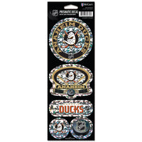 Anaheim Ducks Prismatic Decal 4" x 11"