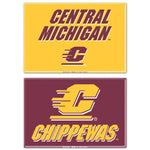 Wholesale-Central Michigan Chippewas Rectangle Magnet, 2pack 2" x 3"