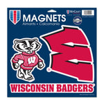 Wholesale-Wisconsin Badgers Vinyl Magnet 11" x 11"