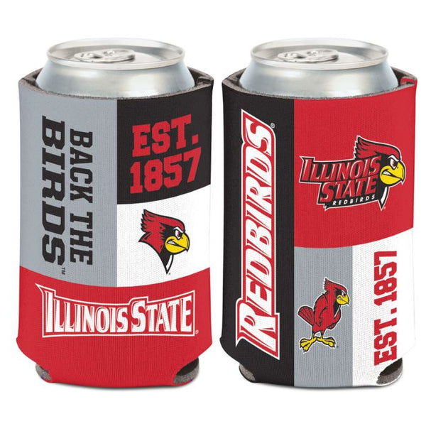 Wholesale-Illinois State Redbirds COLOR BLOCK Can Cooler 12 oz.