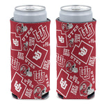 Utah Utes 12 oz Slim Can Cooler