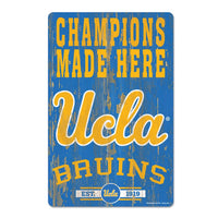 UCLA Bruins Wood Sign 11" x 17" 1/4" thick