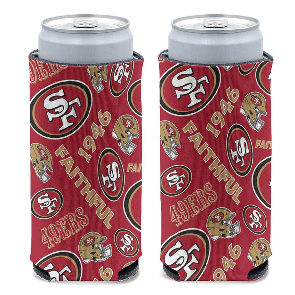 San Francisco 49ers 12 oz Slim Can Cooler