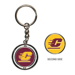 Wholesale-Central Michigan Chippewas Spinner Key Ring