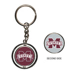 Mississippi State Bulldogs Spinner Key Ring