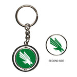 Wholesale-North Texas Mean Green Spinner Key Ring