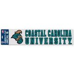 Wholesale-Coastal Carolina Chanticleers Perfect Cut Decals 4" x 17"