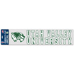 Utah Valley Wolverines Perfect Cut Decals 4" x 17"