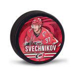 Carolina Hurricanes Hockey Puck Packaged Andrei Svechnikov