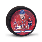Montreal Canadiens Hockey Puck Packaged Nick Suzuki