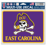 Wholesale-East Carolina Pirates Fan Decals 5" x 6"