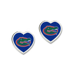 Florida Gators Earrings w/3D Heart