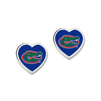 Florida Gators Earrings w/3D Heart