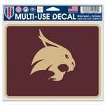 Wholesale-Texas State Bobcats Fan Decals 5" x 6"