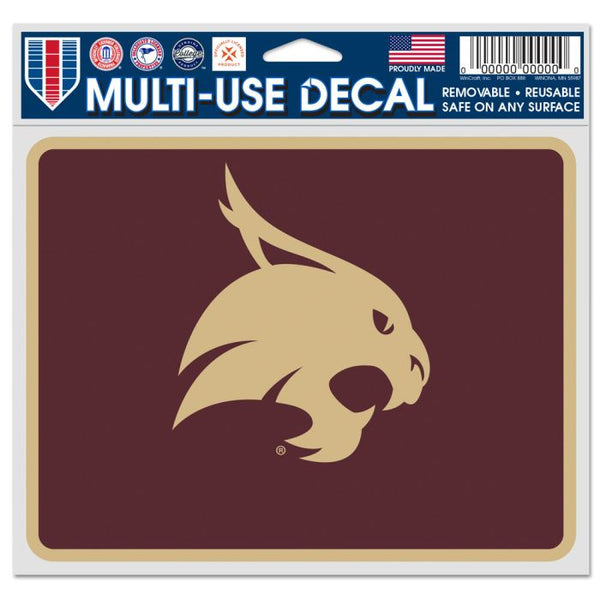 Wholesale-Texas State Bobcats Fan Decals 5" x 6"