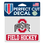 Wholesale-Ohio State Buckeyes FIELD HOCKEY Perfect Cut Color Decal 4.5" x 5.75"