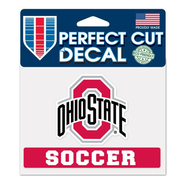 Wholesale-Ohio State Buckeyes Soccer Perfect Cut Color Decal 4.5" x 5.75"