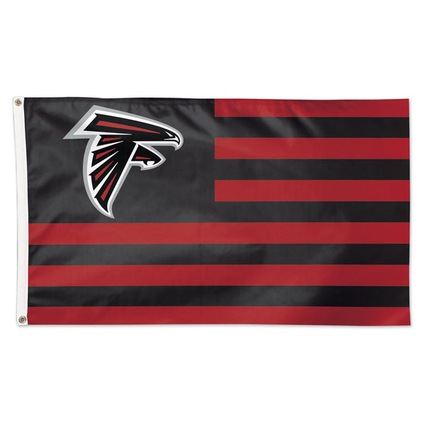 Atlanta Falcons / Patriotic Americana Flag - Deluxe 3' X 5'