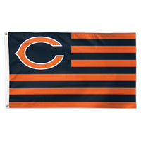 Chicago Bears / Patriotic Americana Flag - Deluxe 3' X 5'