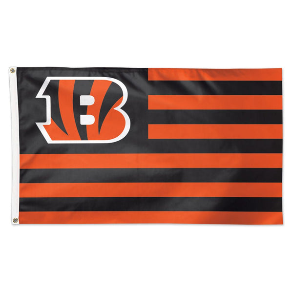 Cincinnati Bengals / Patriotic Americana Flag - Deluxe 3' X 5'