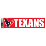 Houston Texans Bumper Strip 3" x 12"