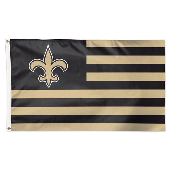 New Orleans Saints / Patriotic Americana Flag - Deluxe 3' X 5'