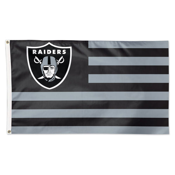 Las Vegas Raiders / Patriotic Americana Flag - Deluxe 3' X 5'