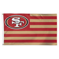 San Francisco 49ers / Patriotic Americana Flag - Deluxe 3' X 5'