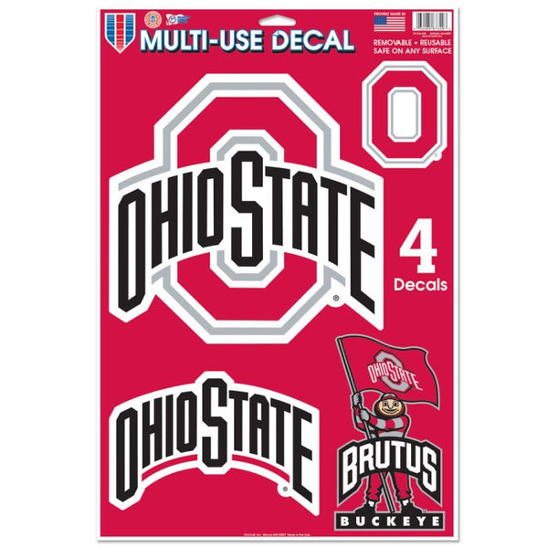 Wholesale-Ohio State Buckeyes Multi-Use Decal 11" x 17"