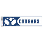 Wholesale-Brigham Young Cougars Bumper Strip 3" x 12"