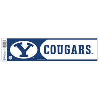 Wholesale-Brigham Young Cougars Bumper Strip 3" x 12"